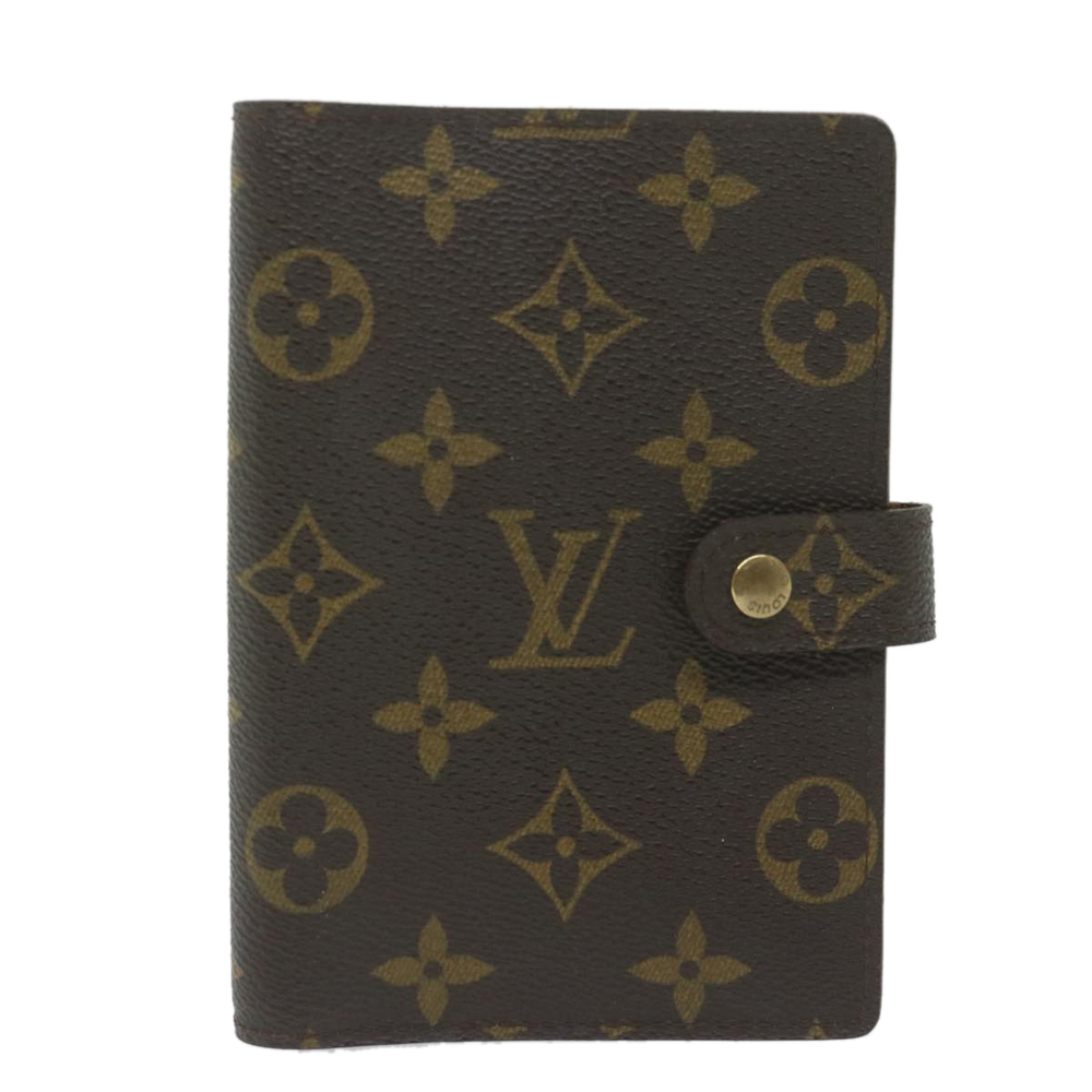 LOUIS VUITTON Monogram Agenda PM Day Planner Cover R20005 LV Auth am5409 - Picture 13 of 16